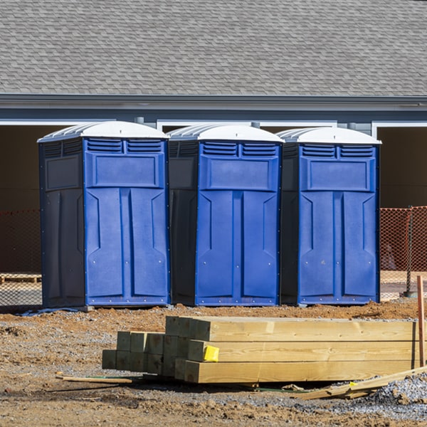 can i customize the exterior of the porta potties with my event logo or branding in Peru Kansas